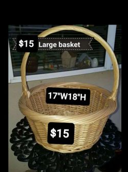 Wicker basket large