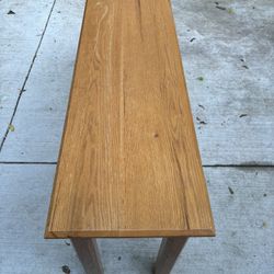 Stunning Solid Wood Console Table – Like New! 