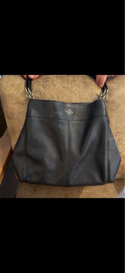 Coach Black Leather Handbag
