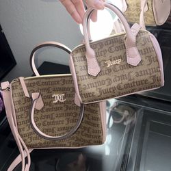 never used brand new JC bag & mini bag brown light pink 🩷 $20