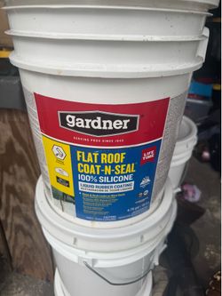 Gardner Flat Roof White Sealant 100% Silicone