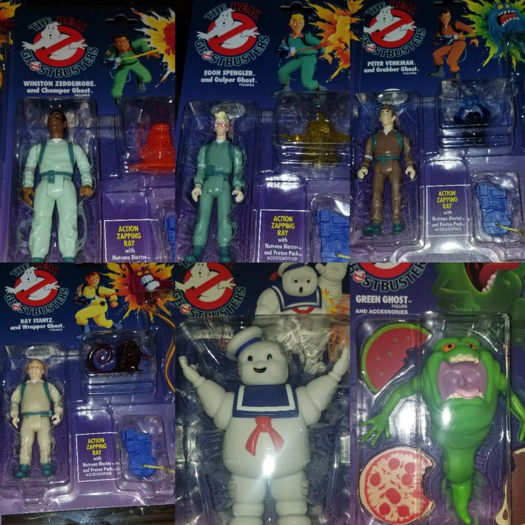 Retro Ghostbusters set of 6