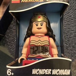 LEGO DC Super Heroes Wonder Woman Alarm Clock – New in Box