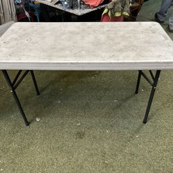 LIFETIME FOLDABLE TABLE - ( Legs Fold ) $35 - Good Condition - Firmed Price 