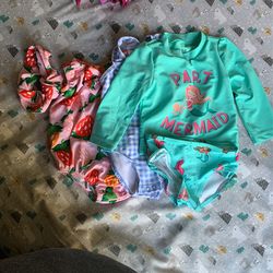 Baby Girl Clothes Swimsuit Bathing Suit 12M 12 Months Carter’s Cute Hot Summer Swim Swimming