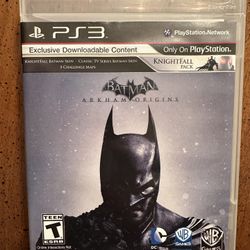 Batman Arkham Origins (PS3 Video Game)