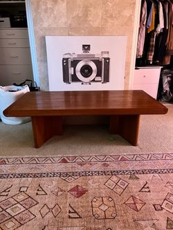 Mid-Century Modern Teak Wood Coffee Table
