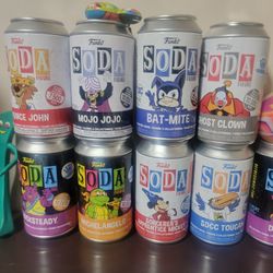SODA Character Collector Cans
