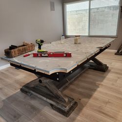 Pool Table Assembly