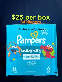 Pampers baby dry size 6