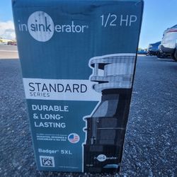 InSinkErator Badger 5XL Garbage Disposal -BRAND NEW