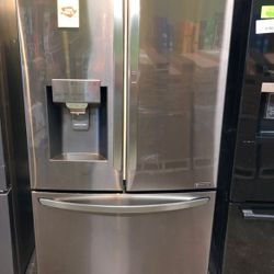 LG Door in Door French Door Refrigerator in Dark Stain