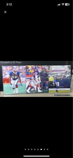 3 Nfl Football Players Picture Posters