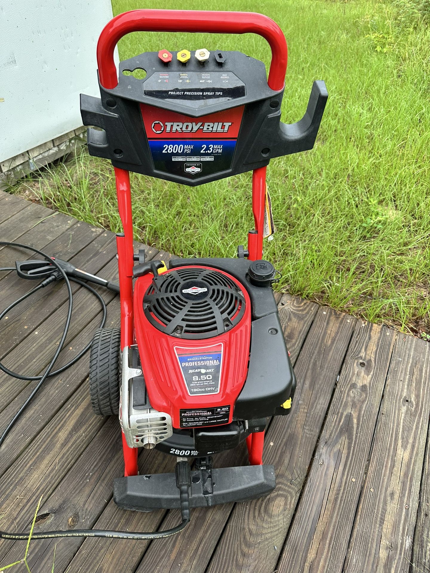 Troy Built 2800 PSI Pressure Washer