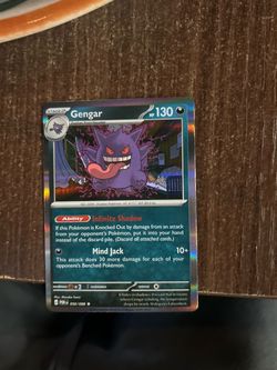 Gengar Holo Rare Pokémon Card 050/088