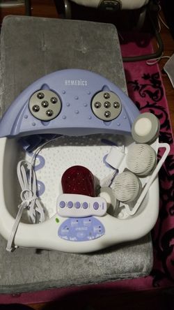 Homedics foot soaker with massage