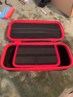 Nintendo switch with case and dock