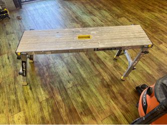 Gorilla Aluminum Slim-Fold Work Platform Ladder