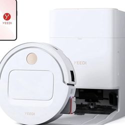 NEW! In the box! Never used!  Yeedi M14 Plus Robot Vacuum and Mop with All-in-One Station, 18000Pa, OZMO Roller Instant Self-Washing Mopping, 167℉ Hot