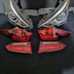 2018 Hyundai Santa Fe Sport Headlights And Tail Lights