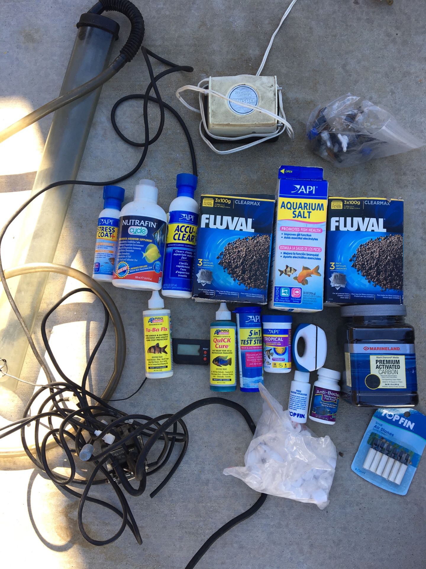 Large lot of fish tank supplies - take all for $50