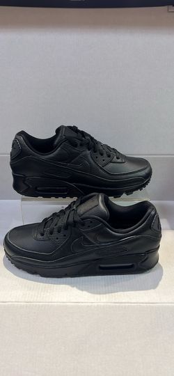 NIKE AIR MAX 90 LEATHER “TRIPLE BLACK”