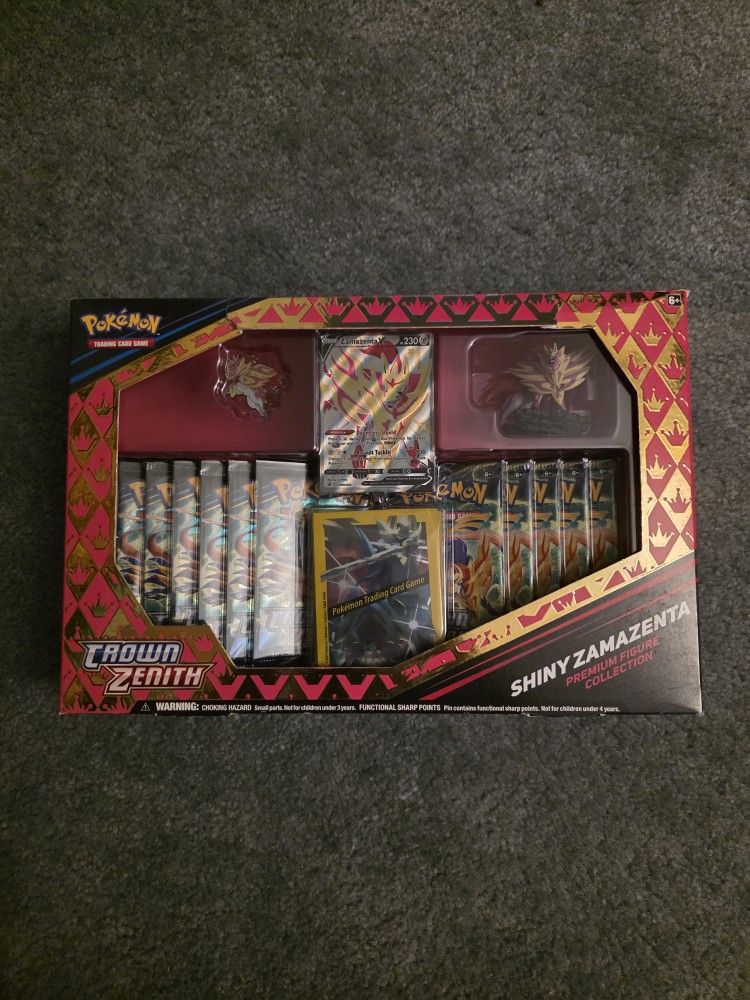 Crown Zenith Shiny Zamazenta Premium Figure Collection