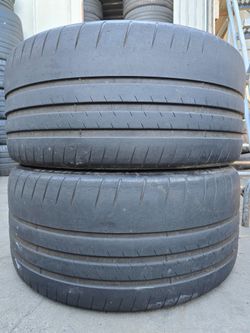 (2) 255 35 20 Michelin Tires 