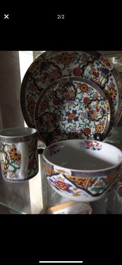 Dinner set Imari gohan