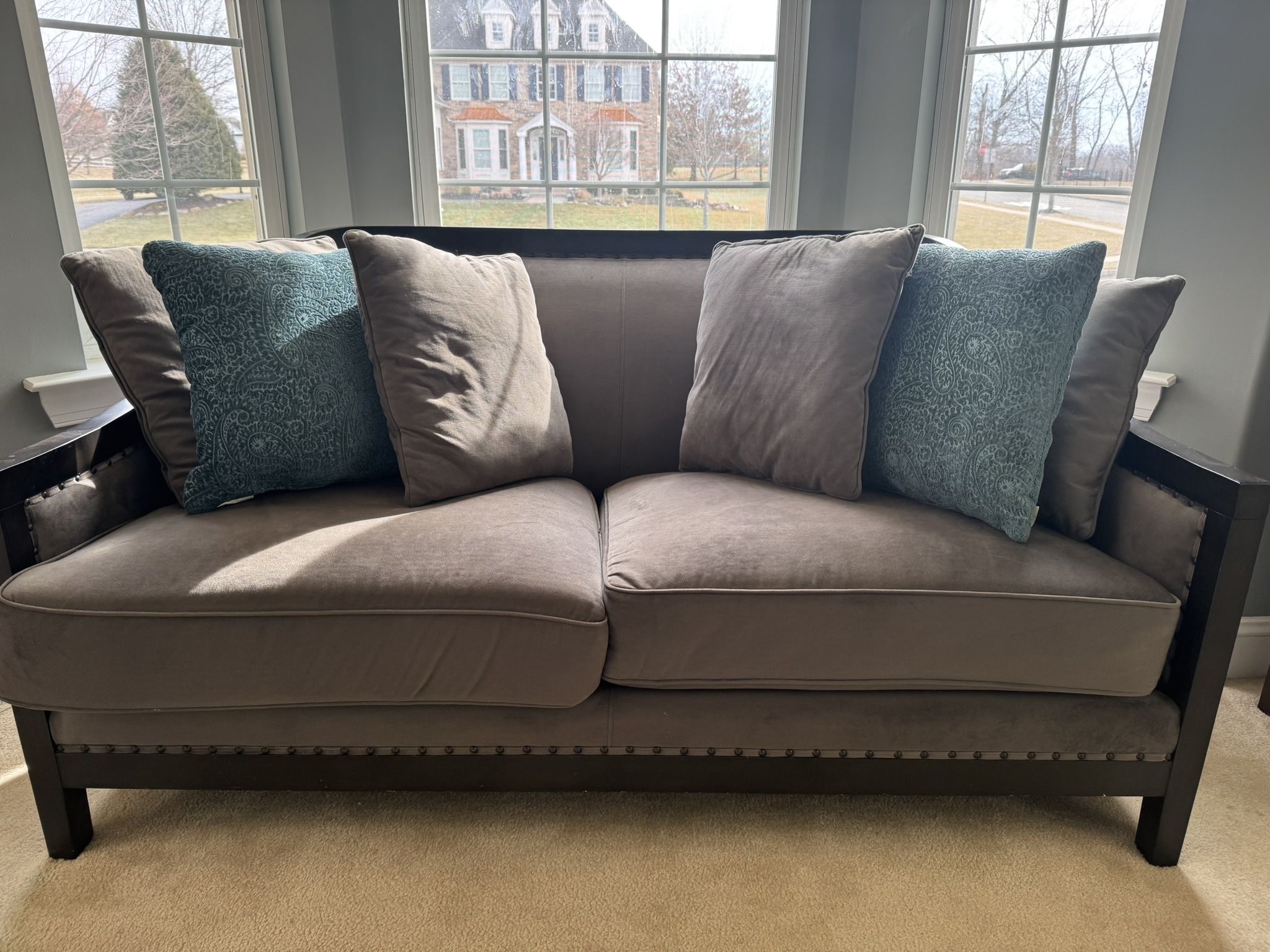 Couch and loveseat