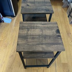 Rustic Brown Side Table