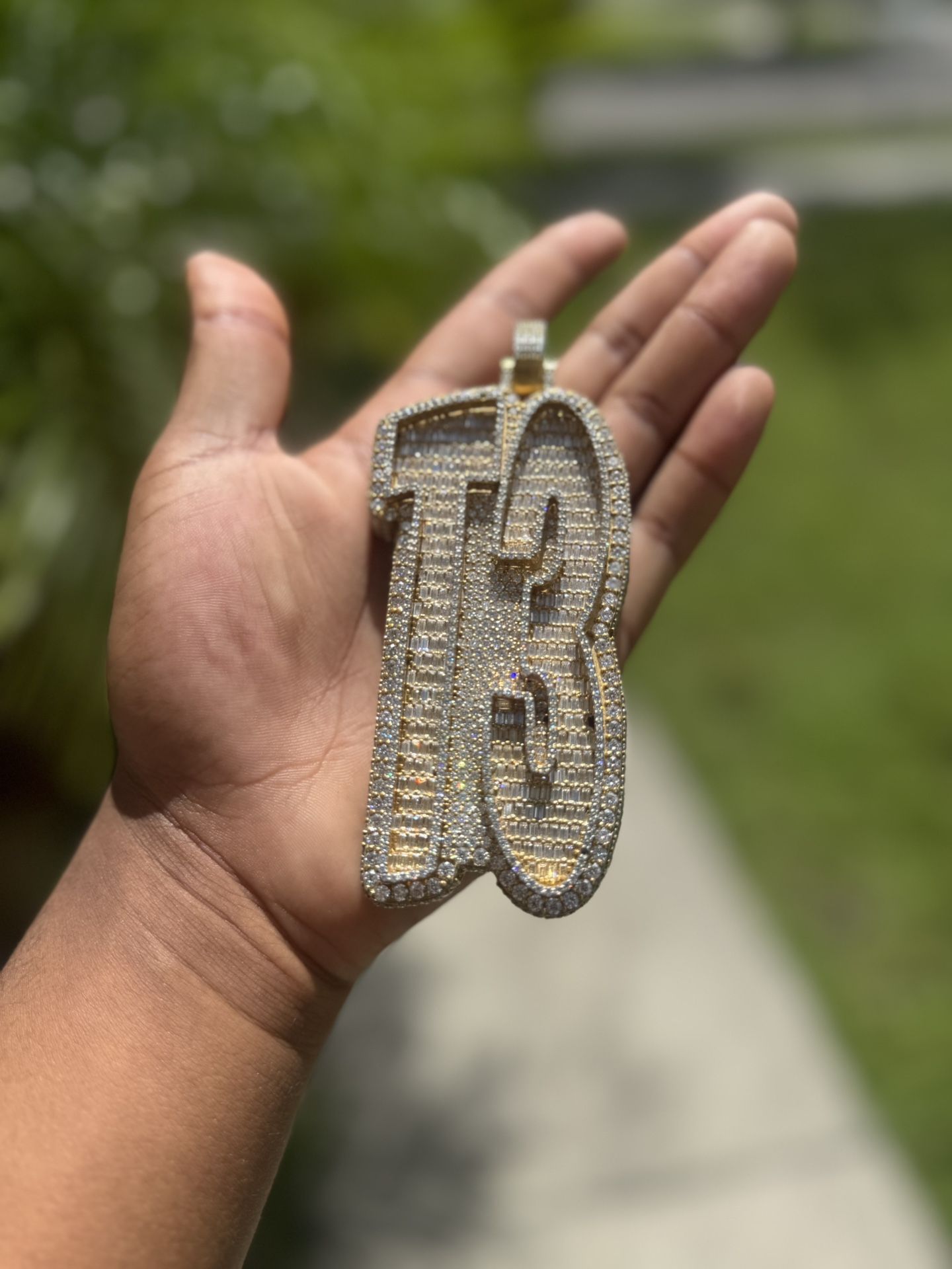 Custom Moissanite Pendant