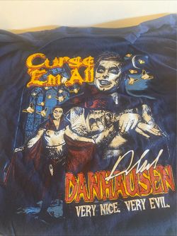 WWE AEW Danhausen Curse ‘Em All Large T-Shirt Pro Wrestling Crate October 2026