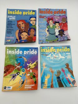 Lot of 4 Inside Pride Magazines 2000–2003 – San Francisco Pride Official Guides