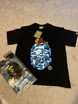Blue Bape Ape Tee