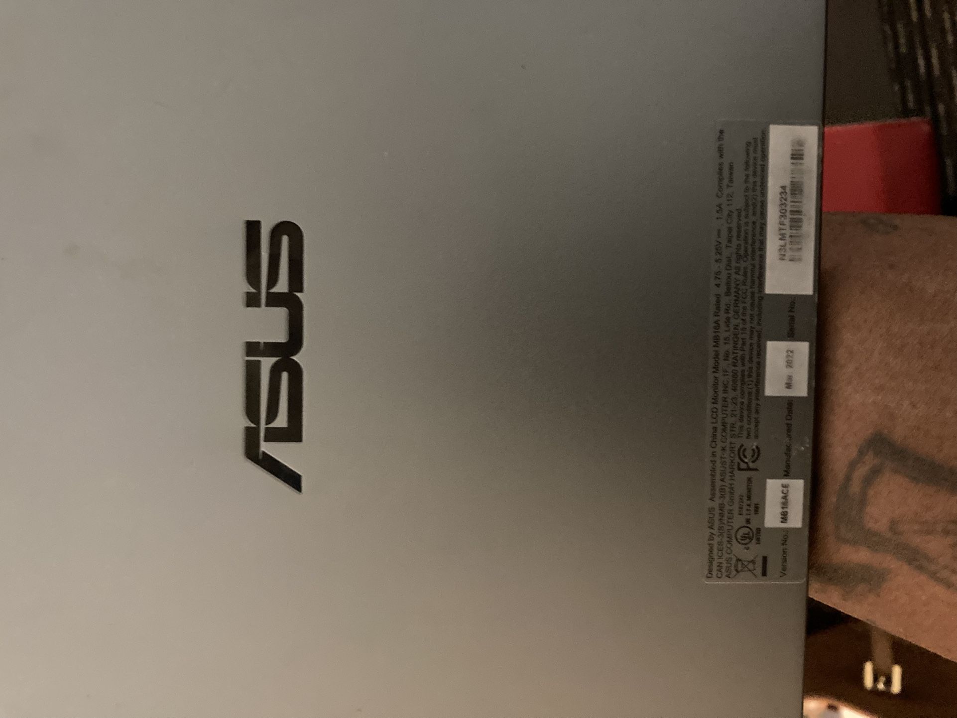 ASUS ZenScreen 15.6" FHD Portable Monitor, IPS Panel, Ultra Thin, Kickstand Design (USB Type-C or A): Anti-Glare, USB-C Connection