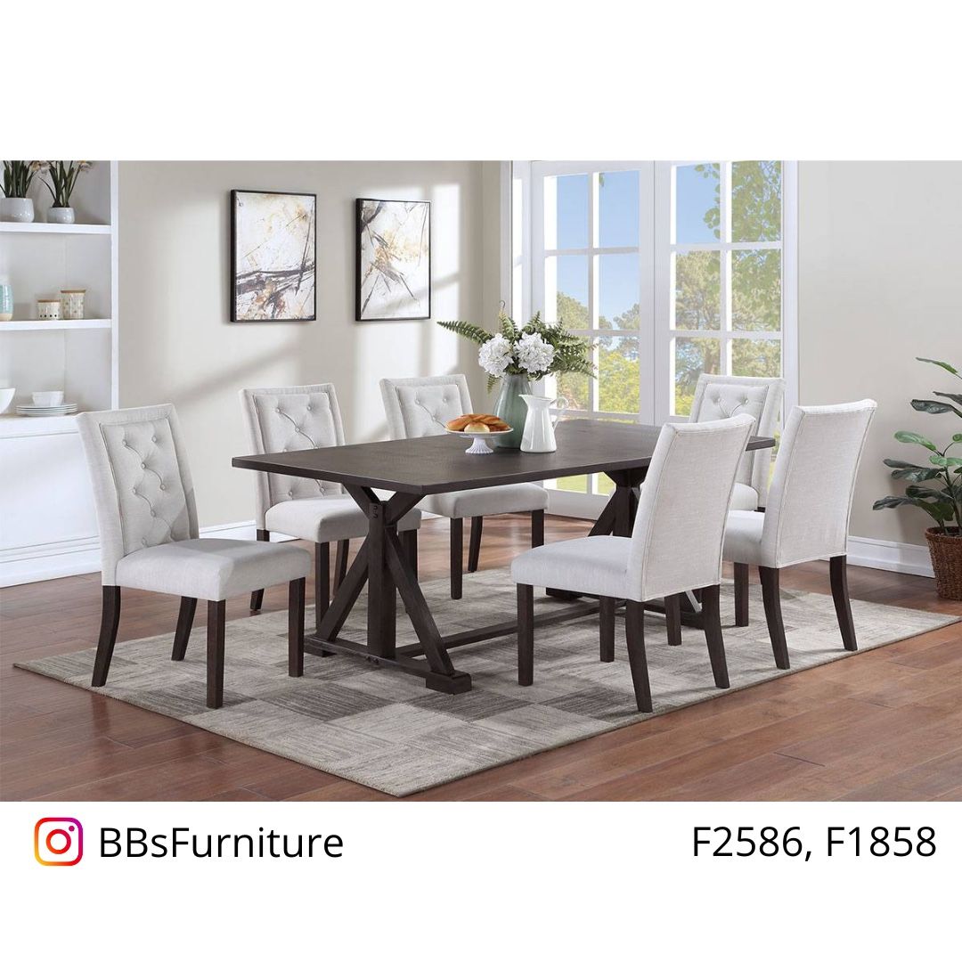 Silver Dining Table Set (Free Delivery)