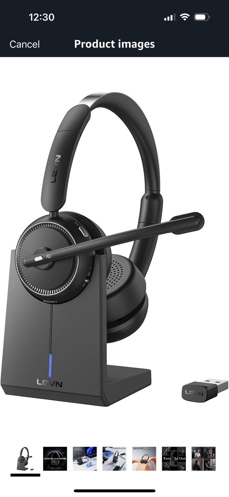 Wireless Bluetooth Headset With Mic