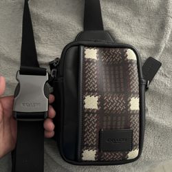 Coach Edge L Pack Plaid 