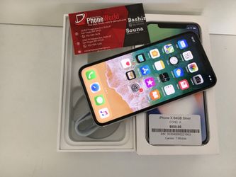 NOW ON SALE!!! Silver iPhone X with 64 GB!!