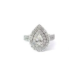 Lady’s Diamond And Gold Ring 10k
