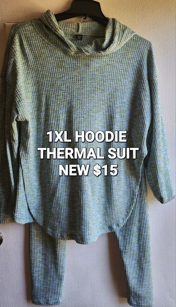1XL HOODIE & PANTS SUIT NEW