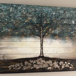 Tree Wall Art Painting