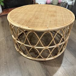 Whicker Coffee And Side Tables