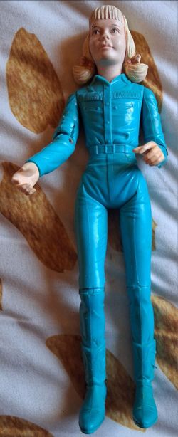 Female jane west Action Figure in Blue Jumpsuit