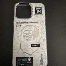 BAPE iPhone 14 Pro Case – Clean, Stylish Design