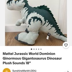 Jurassic Park Jumbo Plush