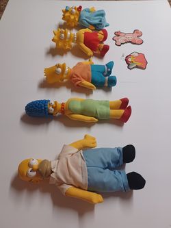 The Simpsons 1990 Burger King With Tags