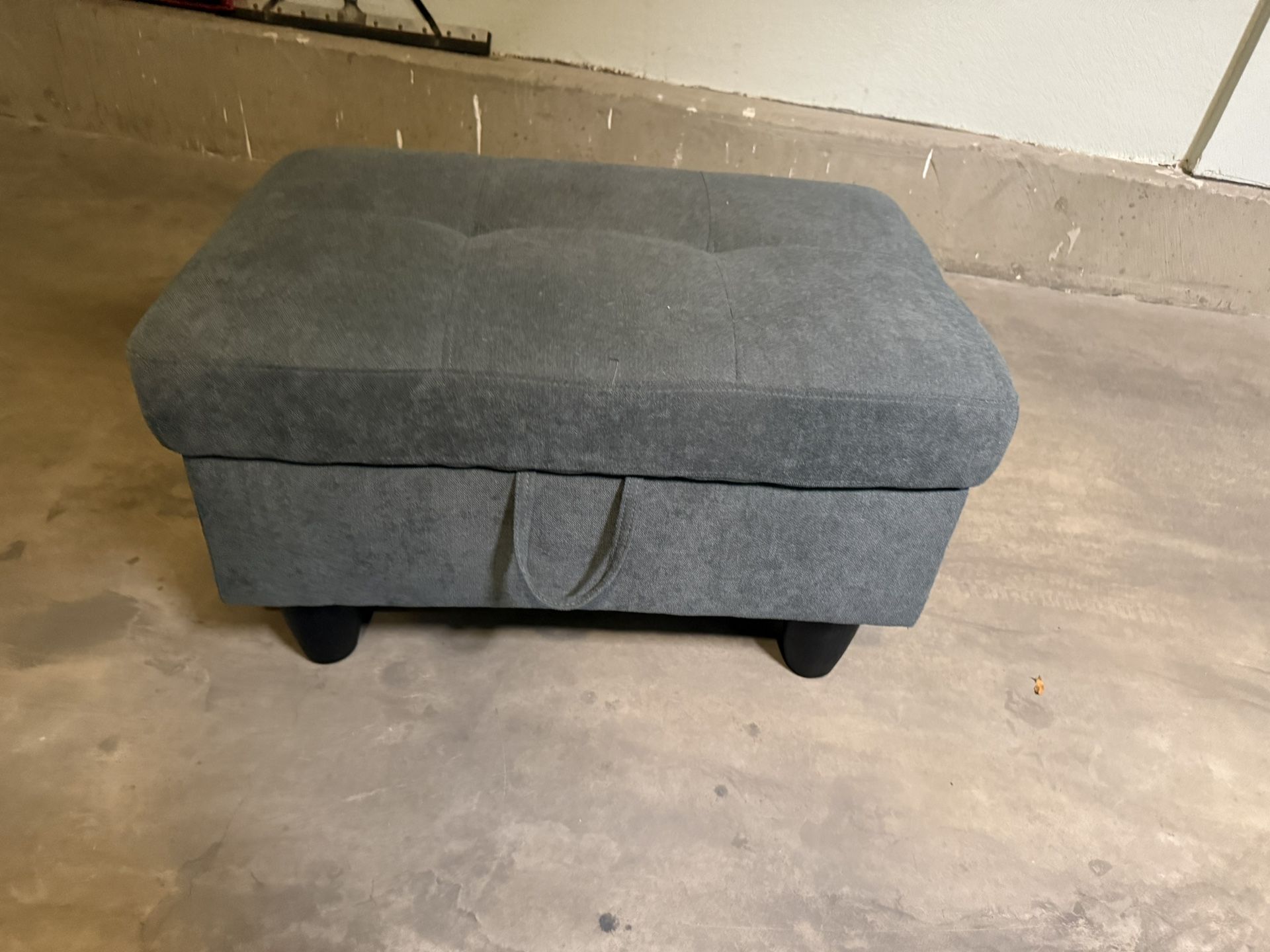 Grey Ottoman
