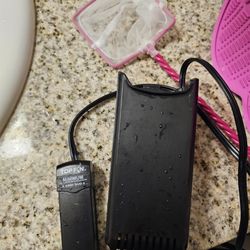 Fish Tank Heater And Filter Plus Net